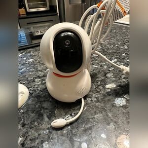 Wi-Fi-enabled smart home security camera that can also function as a pet monitor